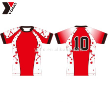 Specialized 100% polyester custom rugby Football jersey wear